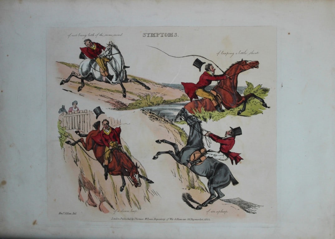 Henry Alken - Etching from Symptoms of being amused 1822 (1 of 1)