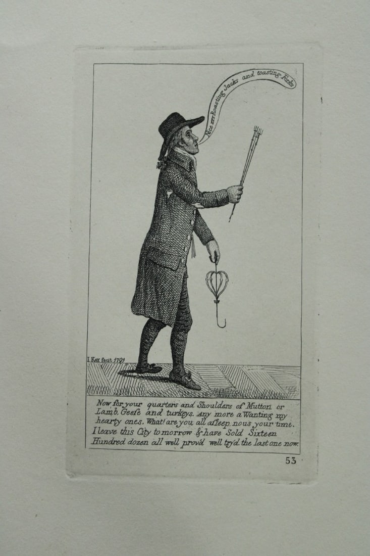 John Kay - 2 etchings of Scottish characters 1877 (1 of 4)