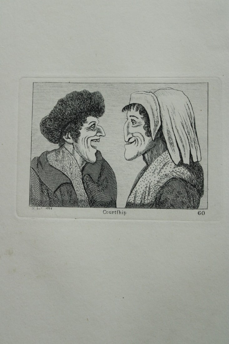 John Kay - 2 etchings of Scottish characters 1877 (1 of 4)