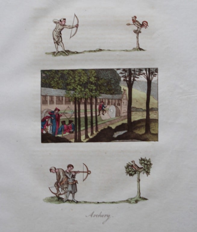Joseph Strutt - Archery and Slinging 1801 (1 of 1)