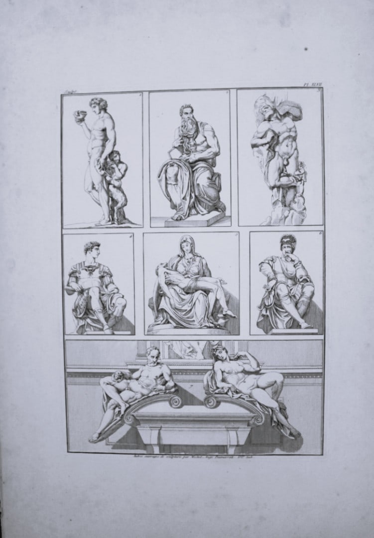 Seroux D'Agincourt - Original engraving of ancient monuments 1823: This engraving is from Histoire de l'art par les monumens, depuis sa decadence au IVe siecle jusqu'a son renouvellement au XIVe by Jean Baptiste Louis Georges Seroux d'Agincourt,Issued in 24 parts, 18