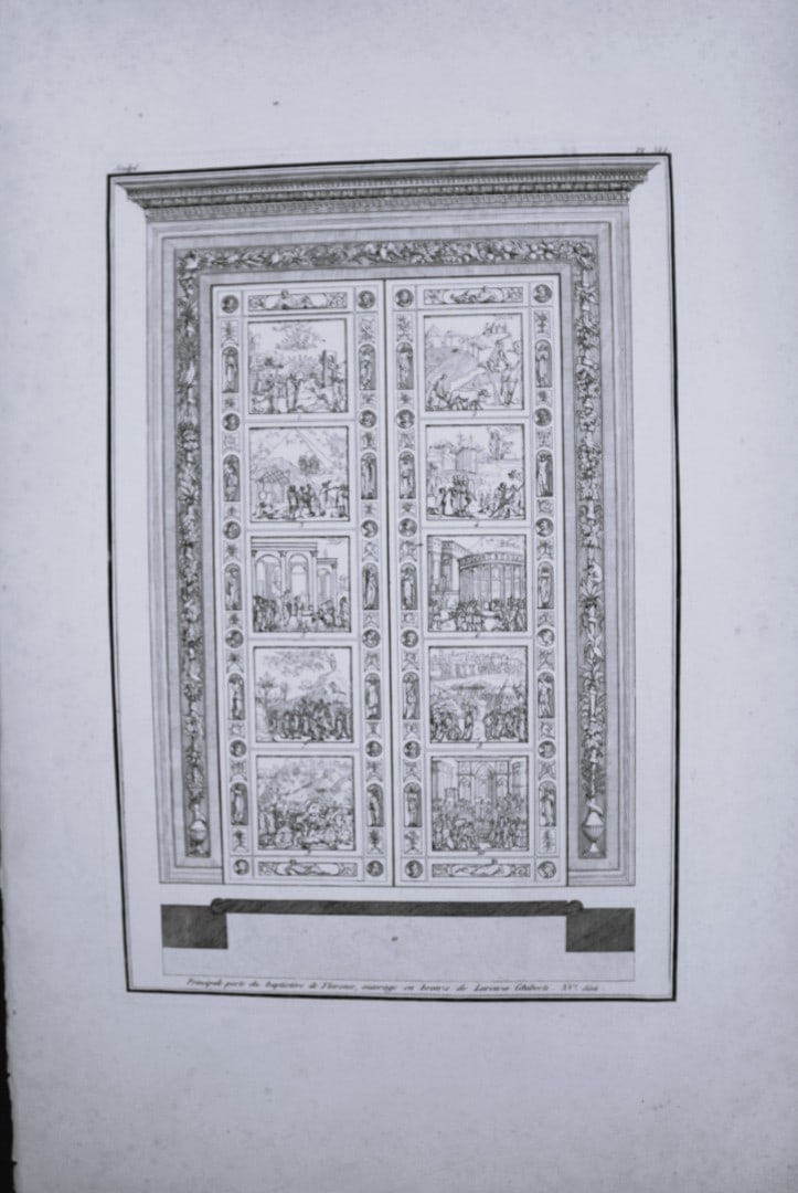 Seroux D'Agincourt - Original engraving of ancient monuments 1823: This engraving is from Histoire de l'art par les monumens, depuis sa decadence au IVe siecle jusqu'a son renouvellement au XIVe by Jean Baptiste Louis Georges Seroux d'Agincourt,Issued in 24 parts, 18