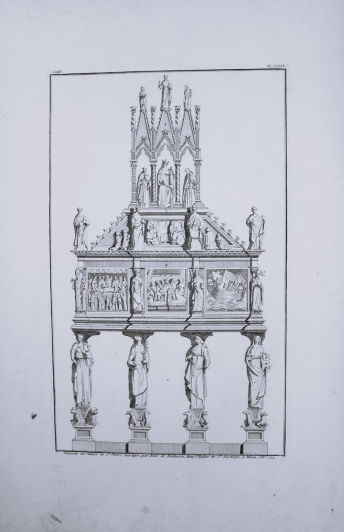 Seroux D'Agincourt - Original engraving of ancient monuments 1823 (1 of 1)
