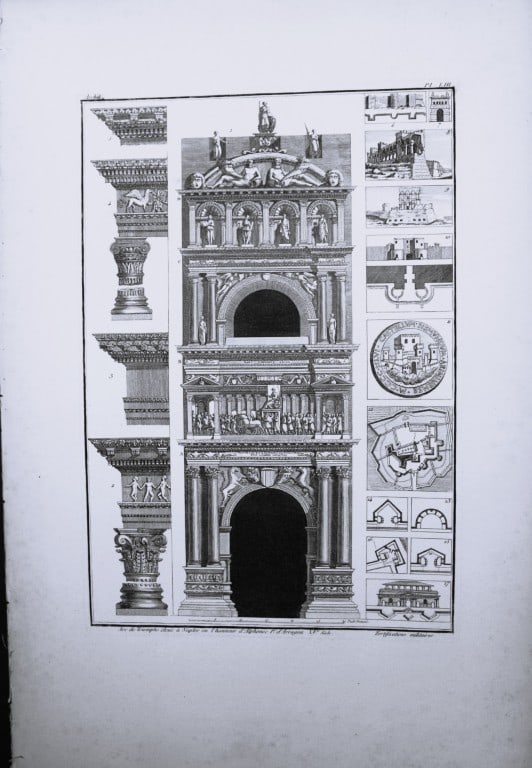 Seroux D'Agincourt - Original engraving of ancient monuments 1823: This engraving is from Histoire de l'art par les monumens, depuis sa decadence au IVe siecle jusqu'a son renouvellement au XIVe by Jean Baptiste Louis Georges Seroux d'Agincourt,Issued in 24 parts, 18