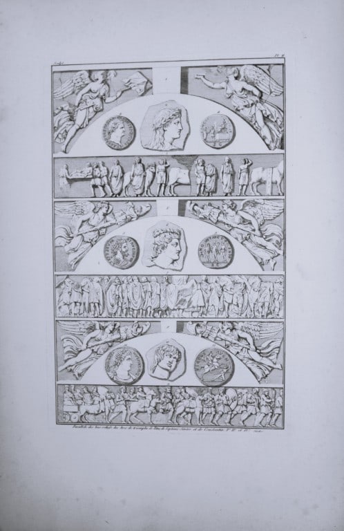 Seroux D'Agincourt - Original engraving of ancient monuments 1823: This engraving is from Histoire de l'art par les monumens, depuis sa decadence au IVe siecle jusqu'a son renouvellement au XIVe by Jean Baptiste Louis Georges Seroux d'Agincourt,Issued in 24 parts, 18