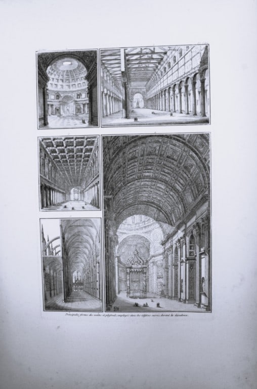 Seroux D'Agincourt - Original engraving of ancient monuments 1823: This engraving is from Histoire de l'art par les monumens, depuis sa decadence au IVe siecle jusqu'a son renouvellement au XIVe by Jean Baptiste Louis Georges Seroux d'Agincourt,Issued in 24 parts, 18