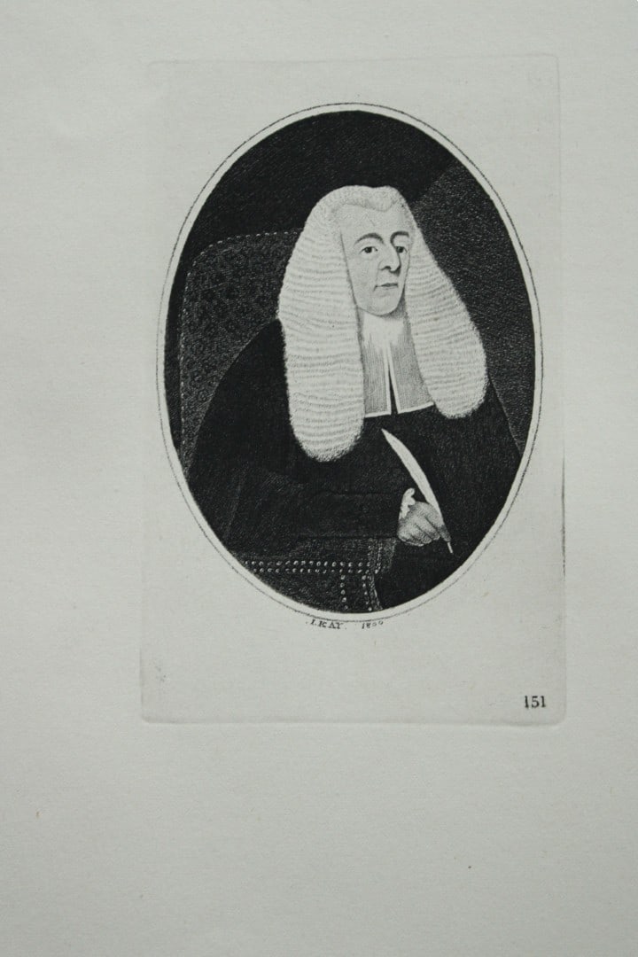 John Kay - 2 etchings of Scottish characters 1877 (1 of 2)
