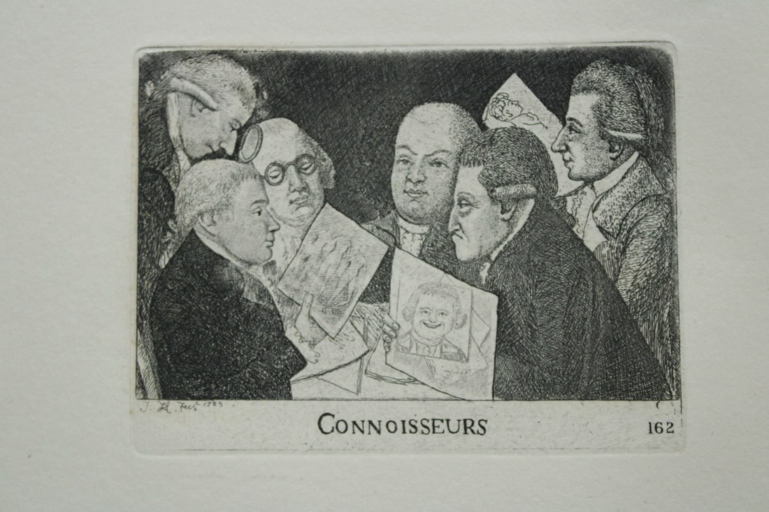 John Kay - 2 etchings of Scottish characters 1877: These engravings are from A Series of Original Portraits and Caricature Etchings by John Kay. Published by Adam and Charles Black, Edinburgh, 1877. Kay was a caricaturist, engraver and miniature paint