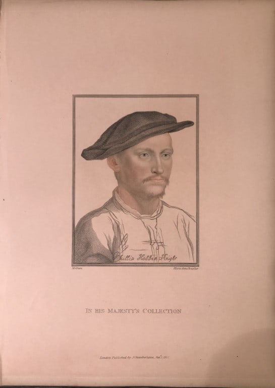 Hans Holbein - Portrait of Sir Philip Hobby 1812 (1 of 1)