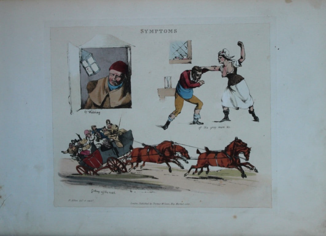 Henry Alken - Etching from Symptoms of being amused 1822 (1 of 1)