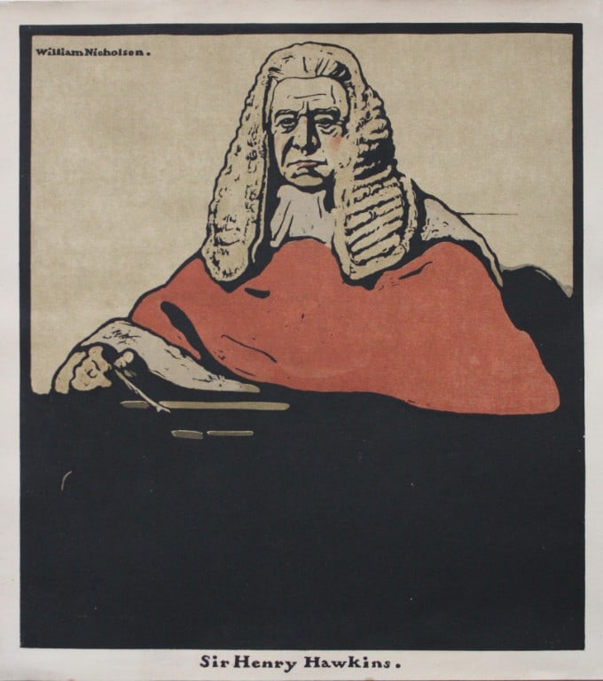 William Nicholson - Sir Henry Hawkins 1899 (1 of 1)