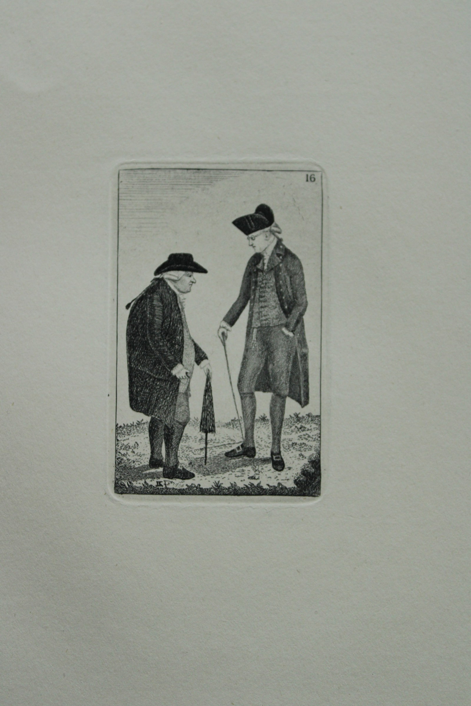 John Kay - 2 etchings of Scottish characters 1877: These engravings are from A Series of Original Portraits and Caricature Etchings by John Kay. Published by Adam and Charles Black, Edinburgh, 1877. Kay was a caricaturist, engraver and miniature paint