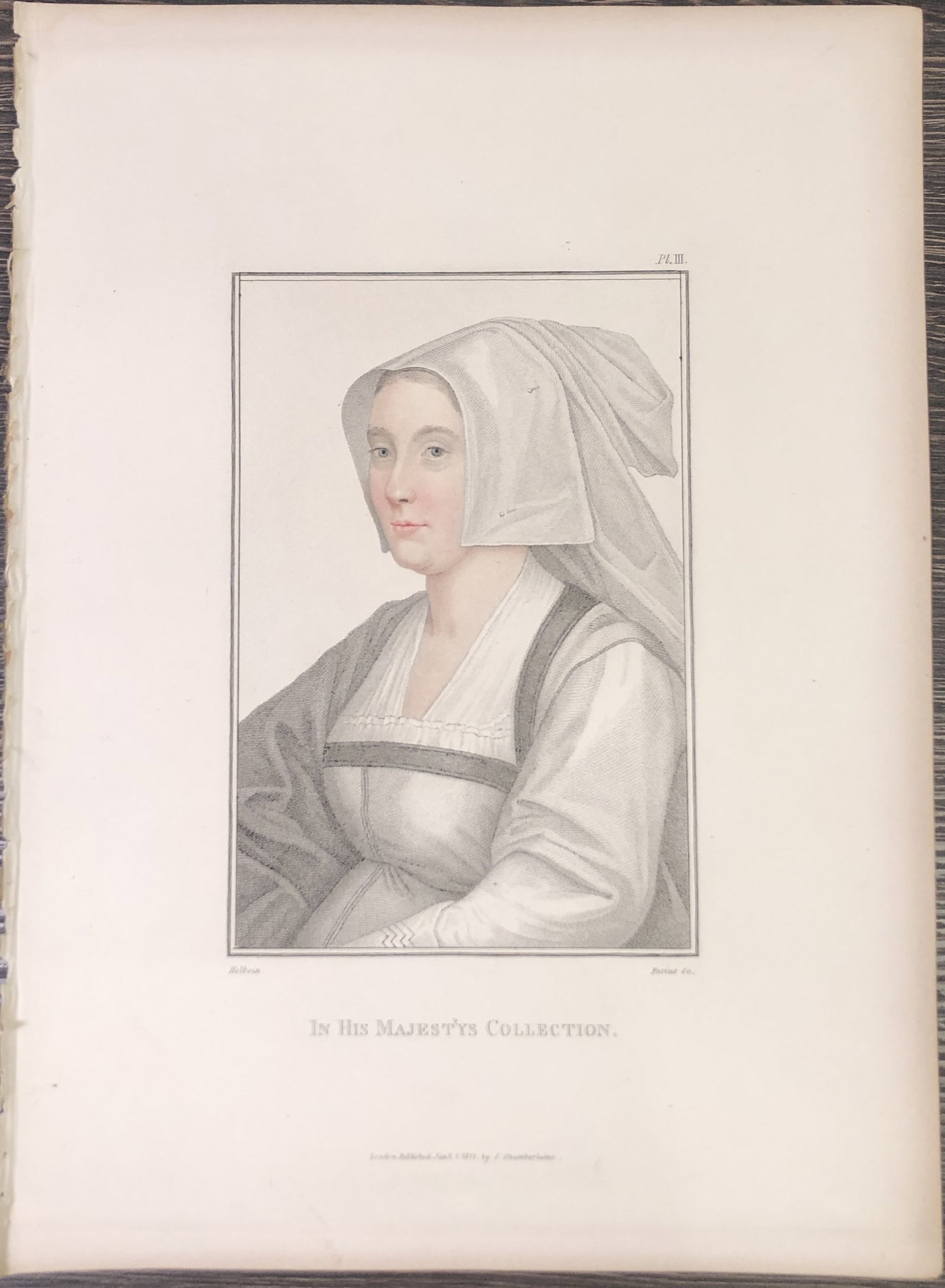 Hans Holbein - Portrait of Unknown Lady 1812 (1 of 1)
