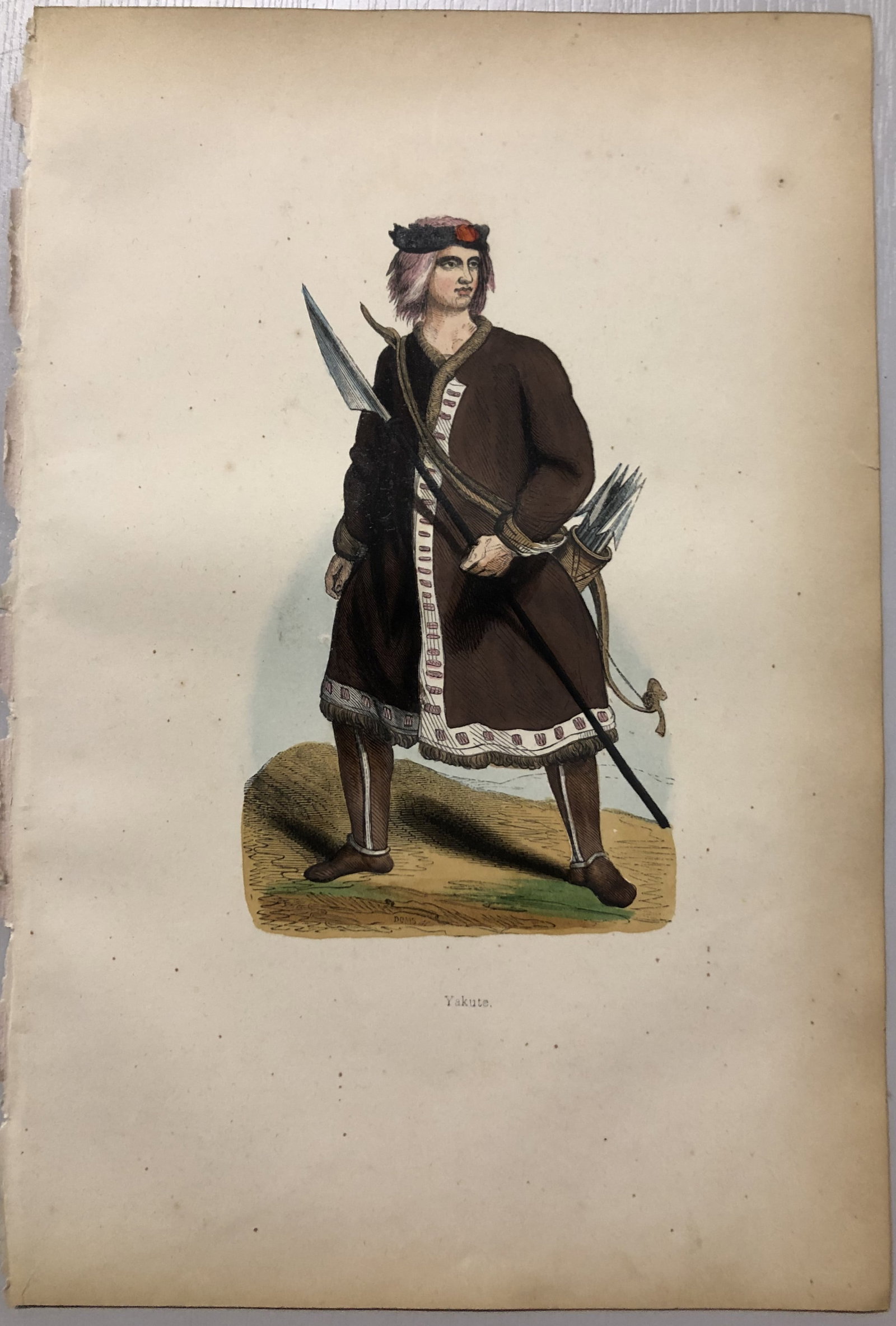 Auguste Wahlen - Woodcut engraving of Jacut 1843 (1 of 1)