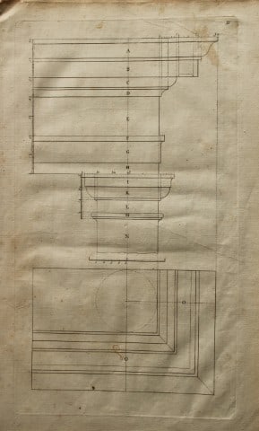 James Gibbs - Architectural Drawing 1753 (1 of 1)
