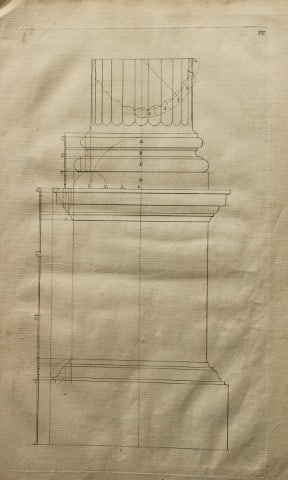 James Gibbs - Architectural Drawing 1753 (1 of 1)