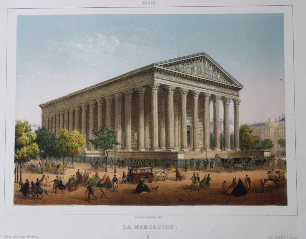 Charles Riviere - Place de la Bastille, Paris 1855 (1 of 2)