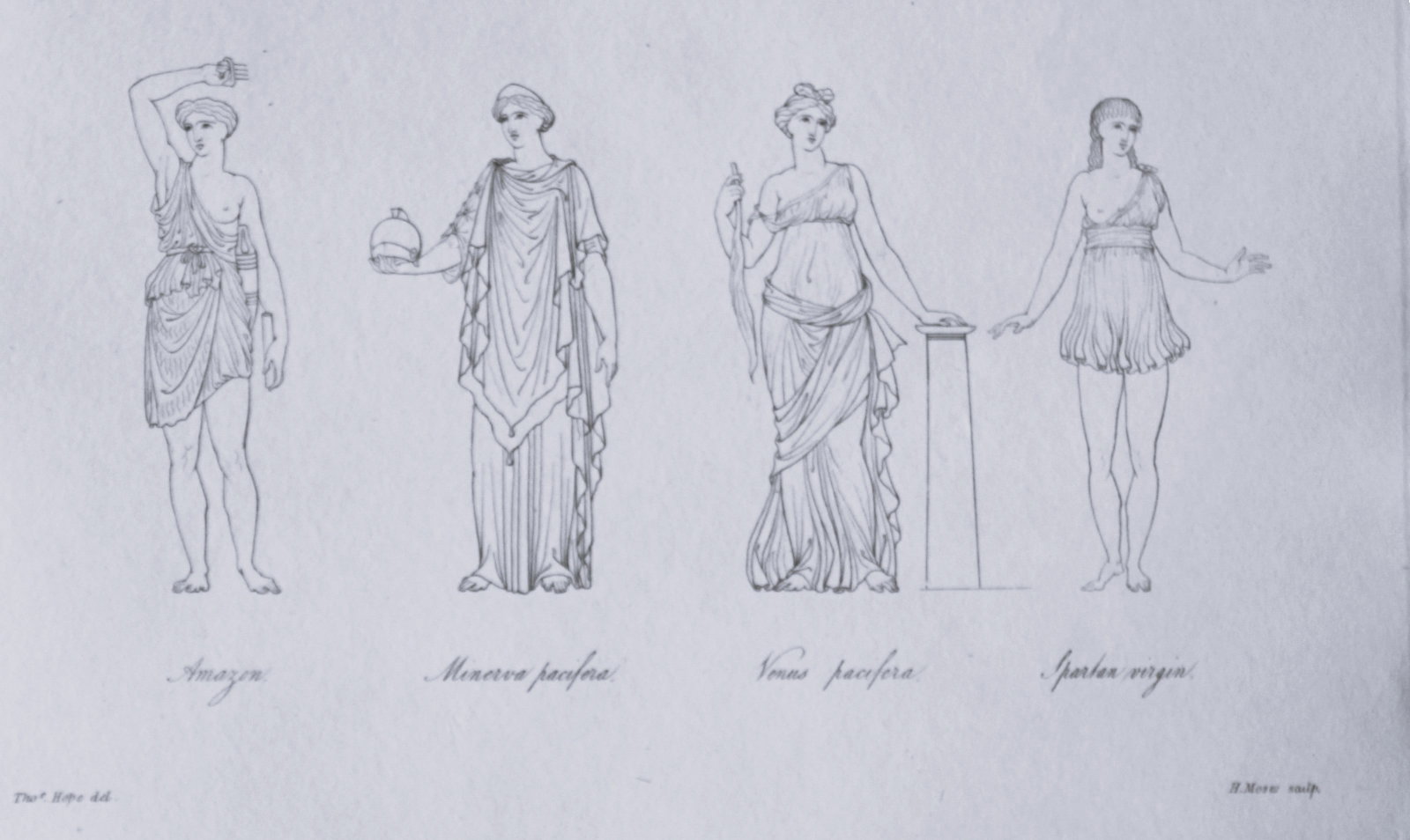 Thomas Hope - Minerva, Venus, Amazon and Spartan 1812 (1 of 2)