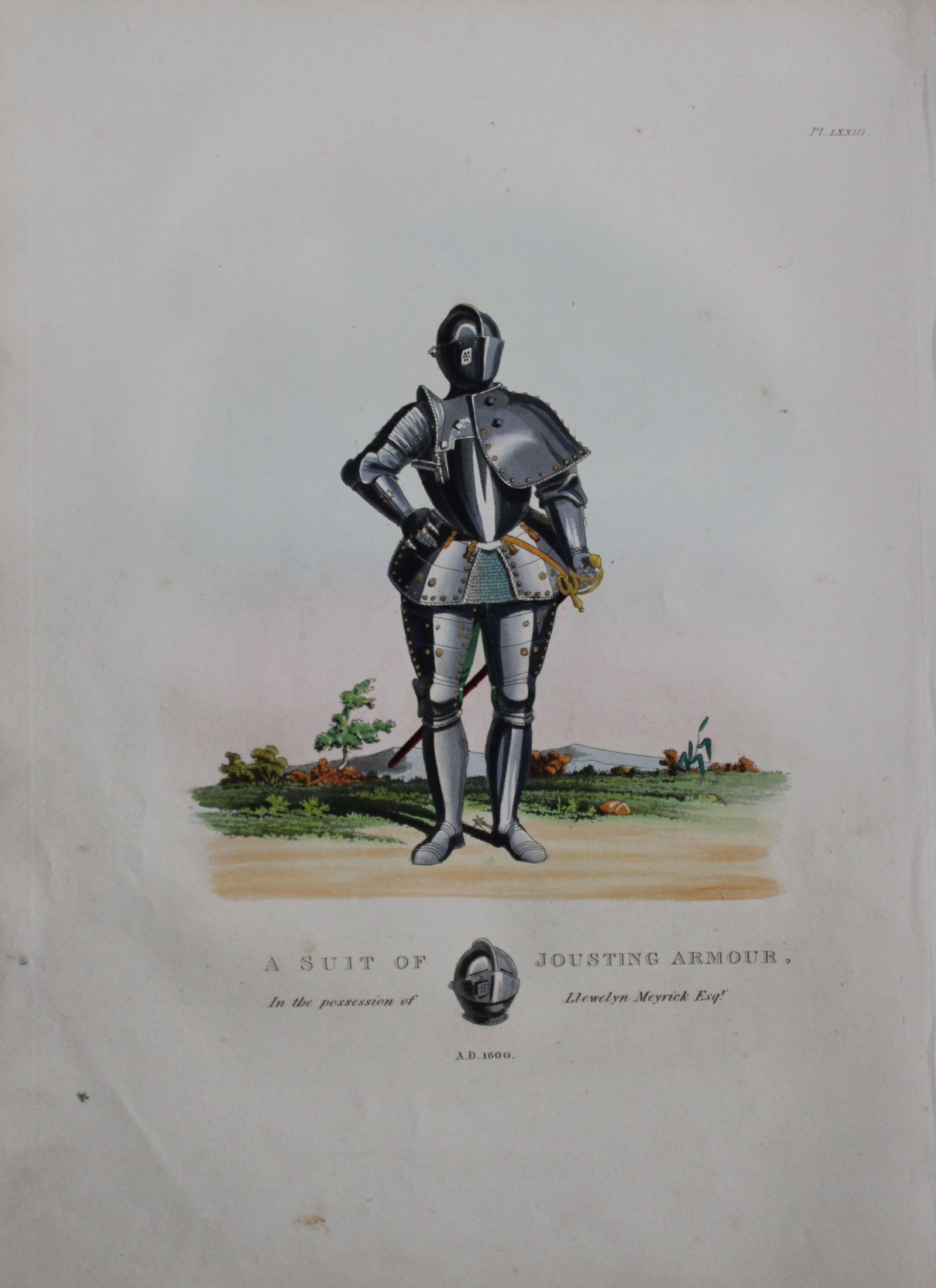 A Suit of Jousting Armour by Samuel Meyrick 1842 (1 of 1)
