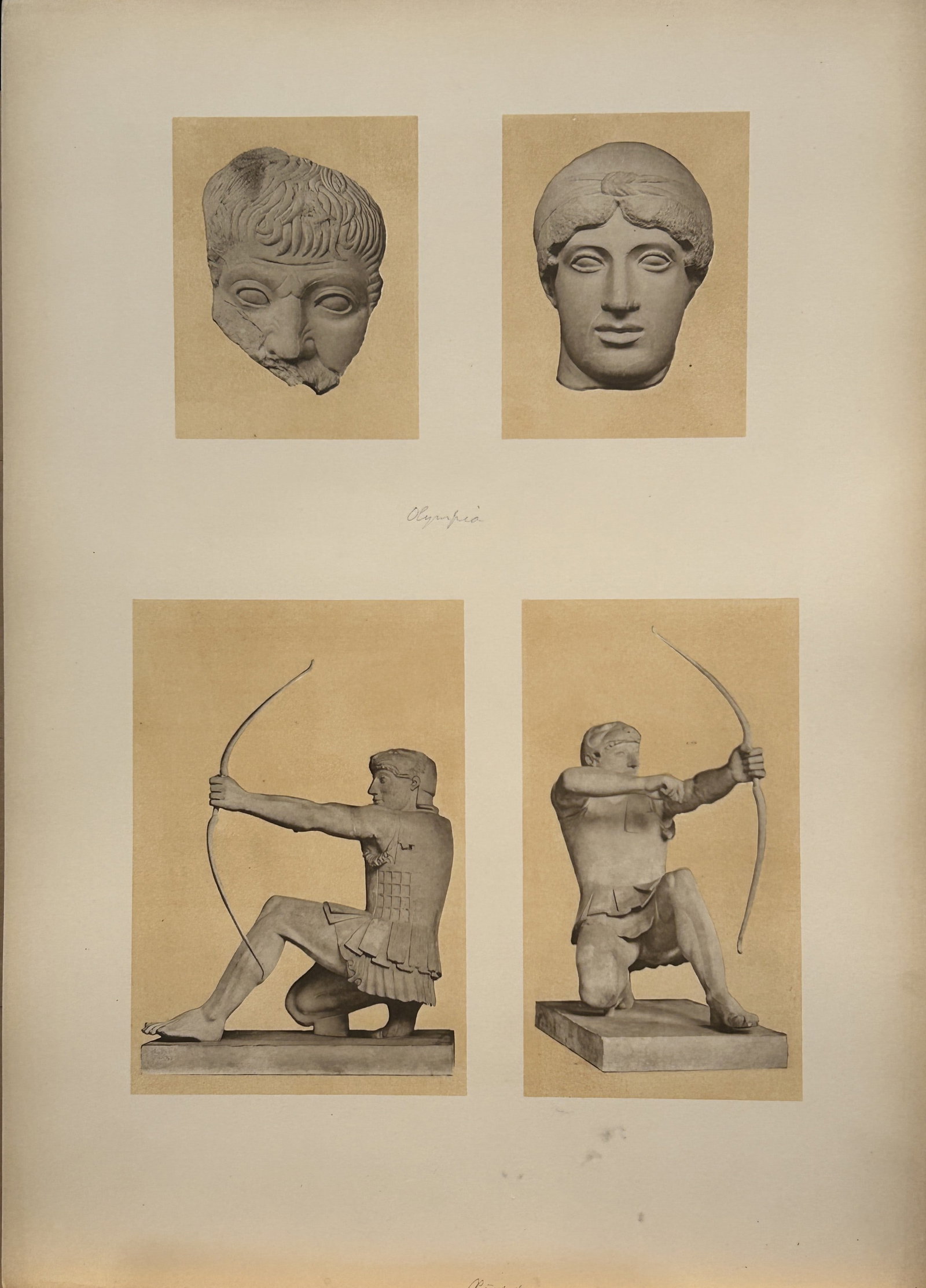 Albert Frisch - Ancient Greek statues 1883 (1 of 1)