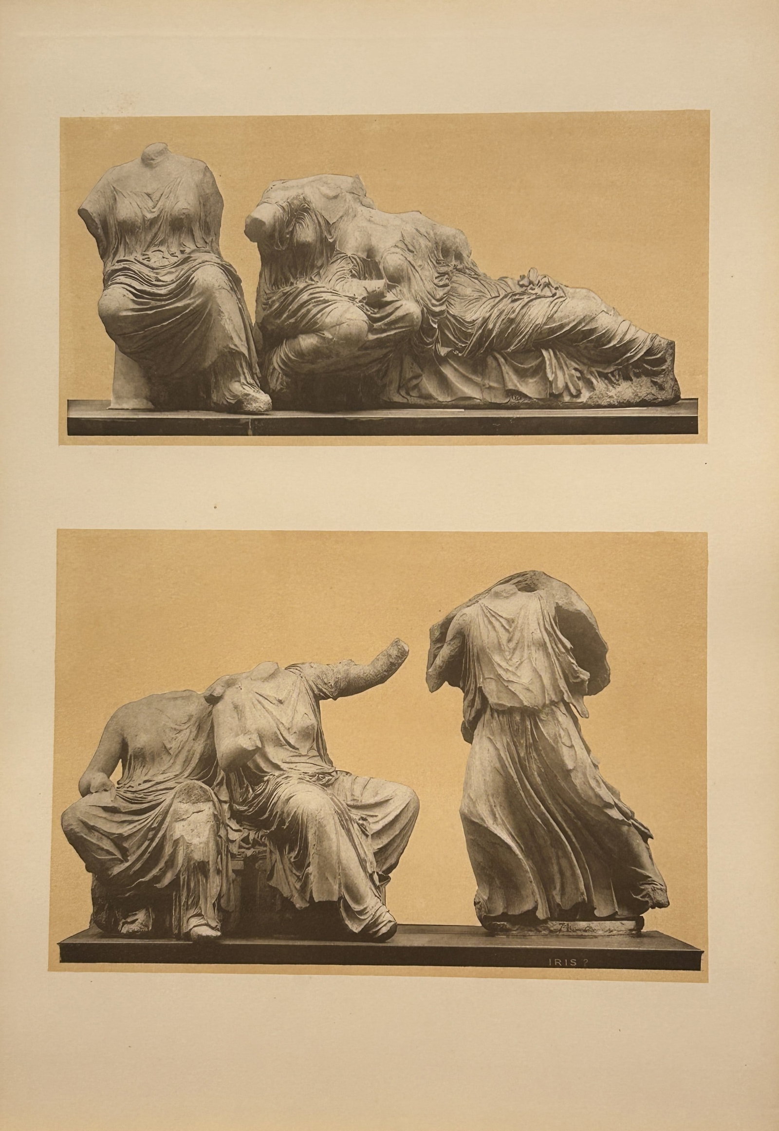 Albert Frisch - Three Goddesses at Parthenon 1883 (1 of 1)