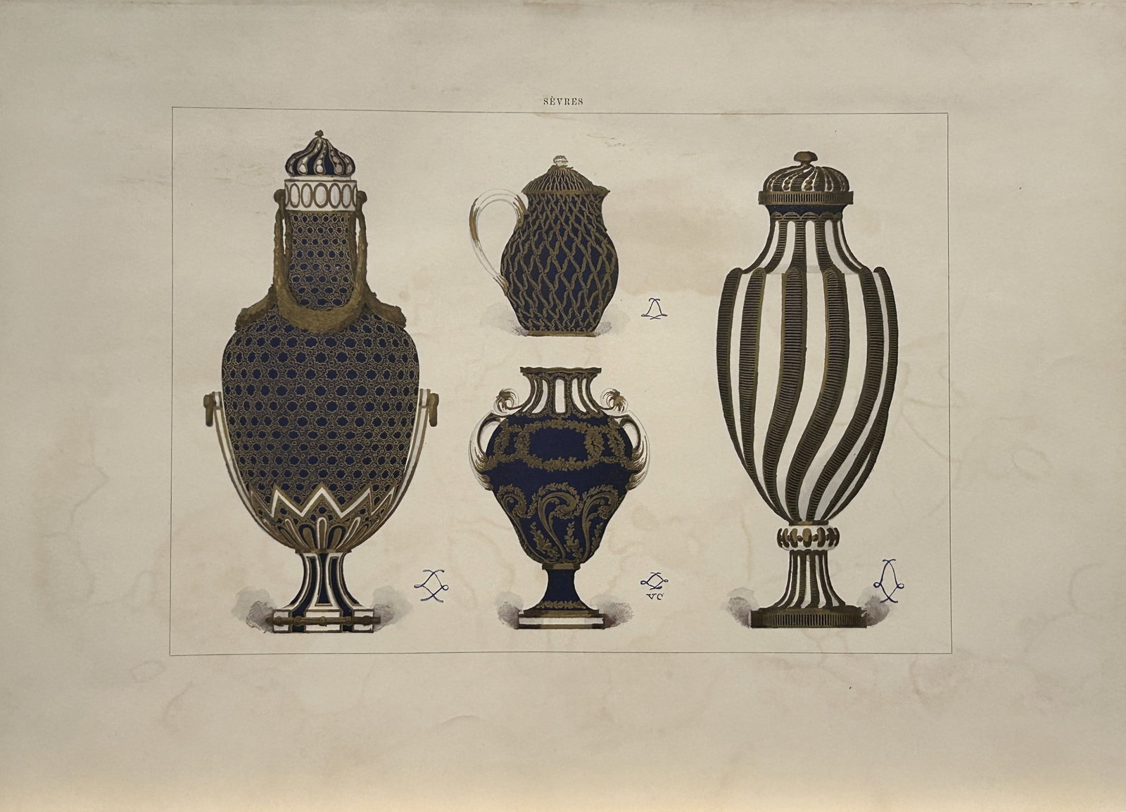 Edouard Garnier - Beautiful print of Soft Porcelain of Sevres 1892 (1 of 1)