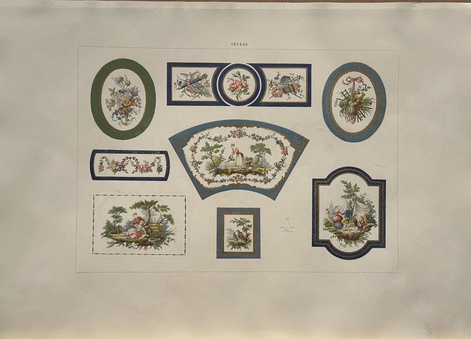 Edouard Garnier - Beautiful print of Soft Porcelain of Sevres 1892 (1 of 1)