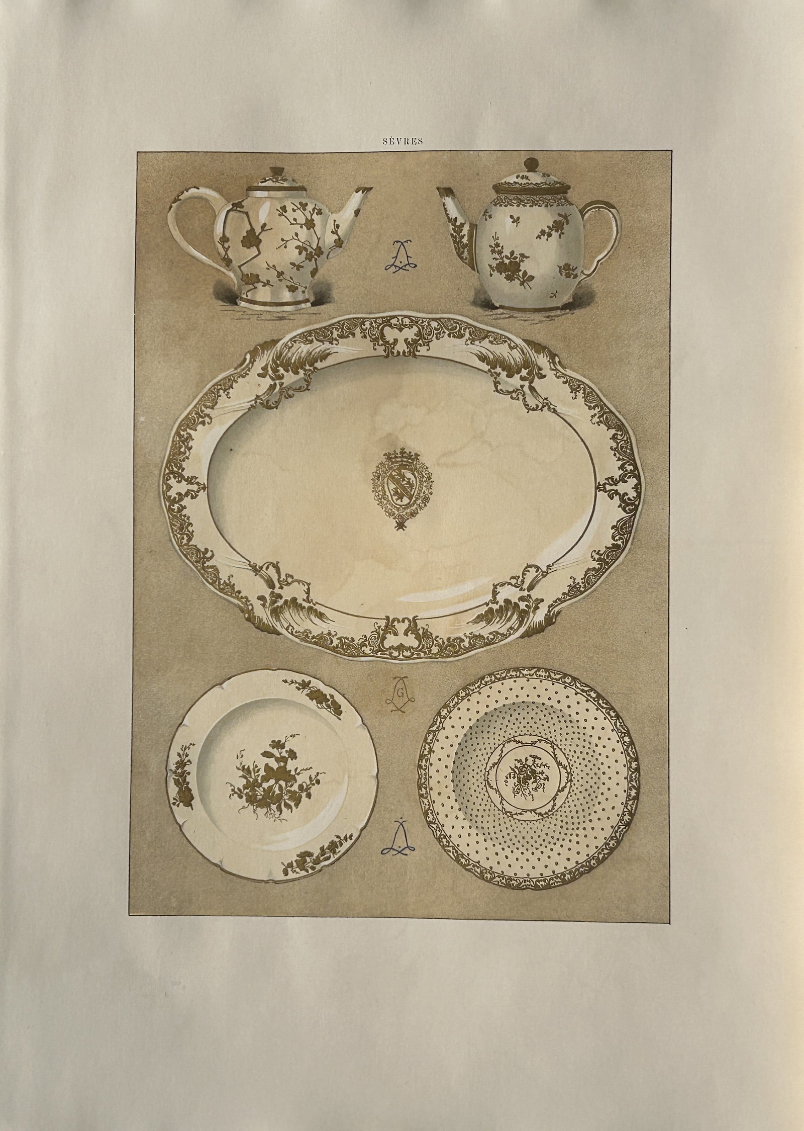 Edouard Garnier - Beautiful print of Soft Porcelain of Sevres 1892 (1 of 1)