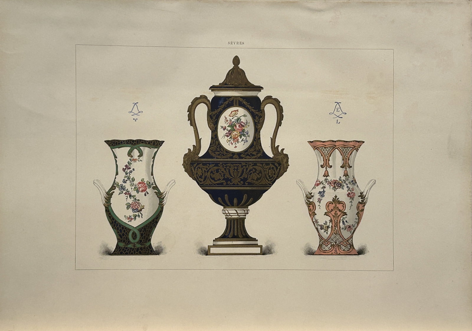 Edouard Garnier - Beautiful print of Soft Porcelain of Sevres 1892 (1 of 1)