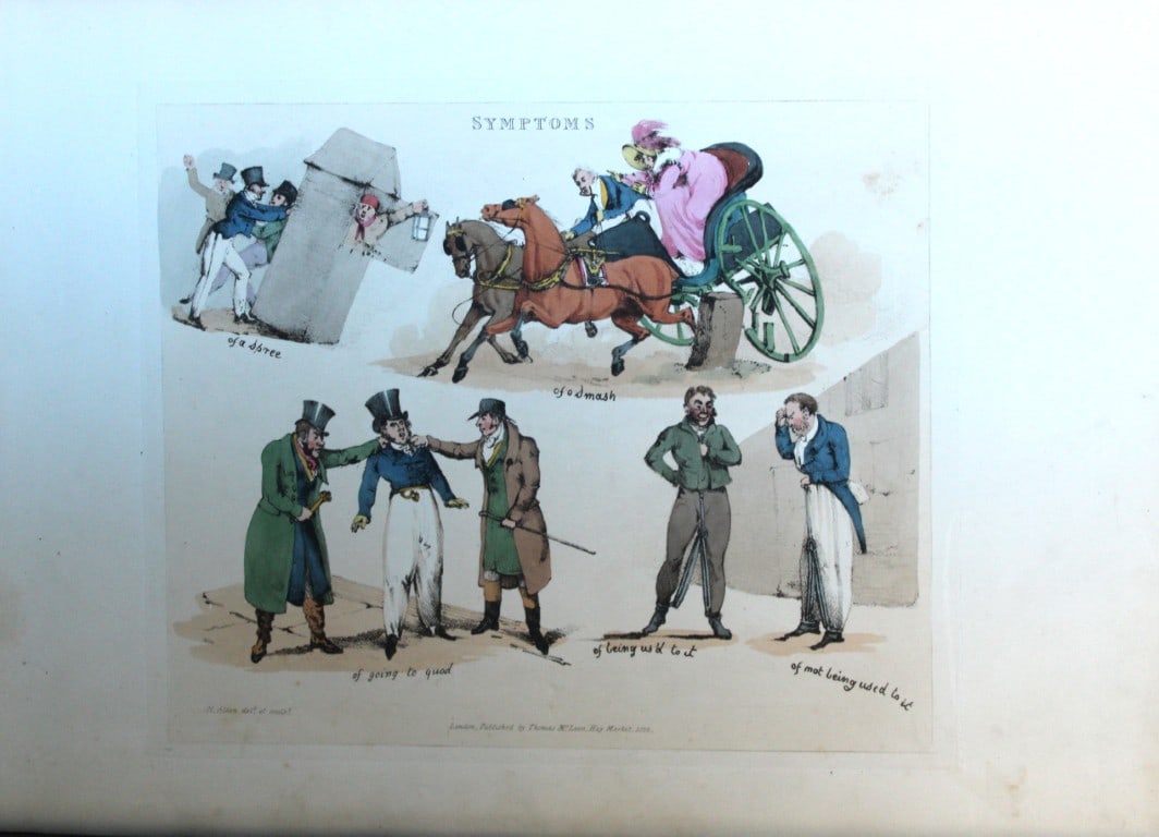 Henry Alken - Etching from Symptoms of being amused 1822 (1 of 1)