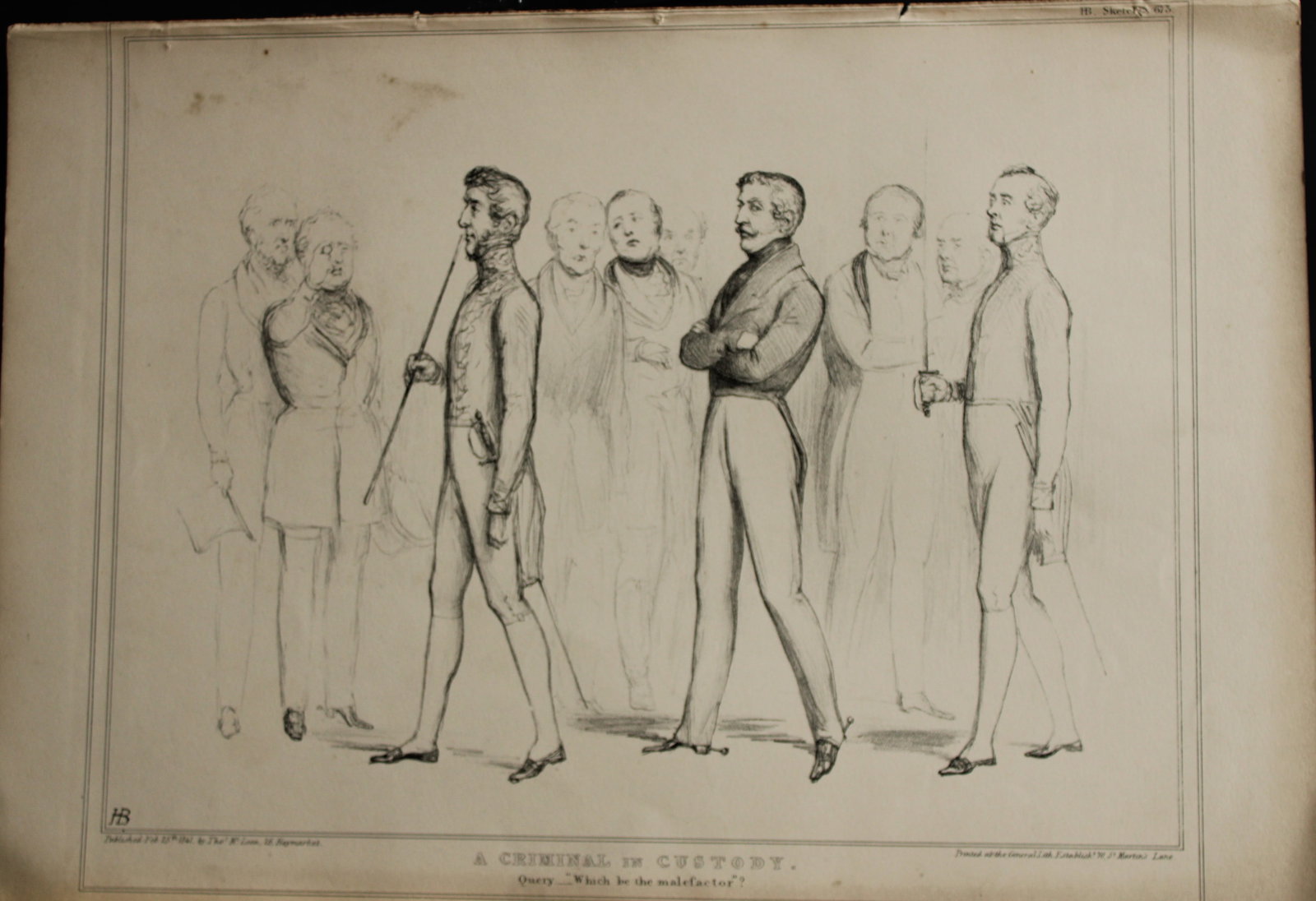 John Doyle (HB) - Original engraving from Political Sketches 1830-1840 (1 of 1)