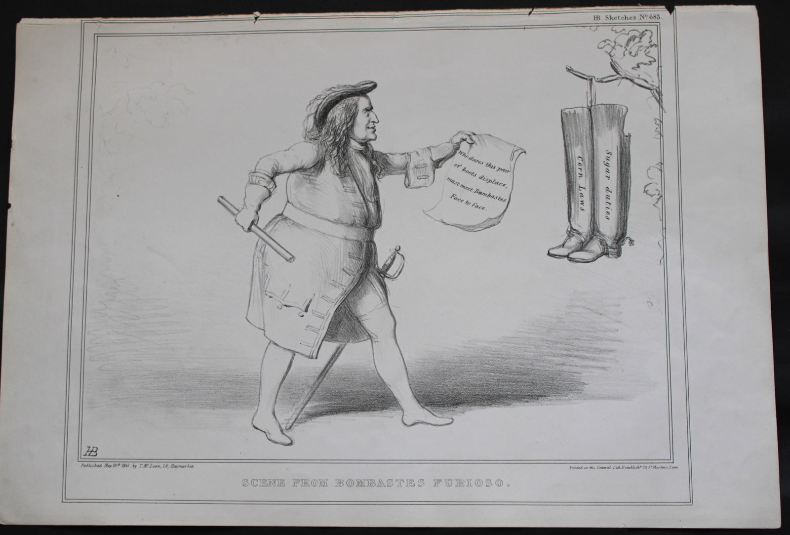 John Doyle (HB) - Original engraving from Political Sketches 1830-1840 (1 of 1)