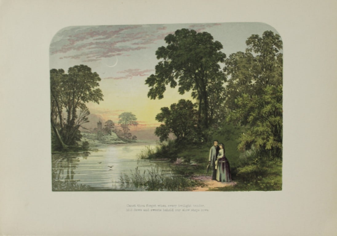 AF Lydon - Canst Thou Forget? (Grace Greenwood) from Gems from the Poets 1860 (1 of 1)