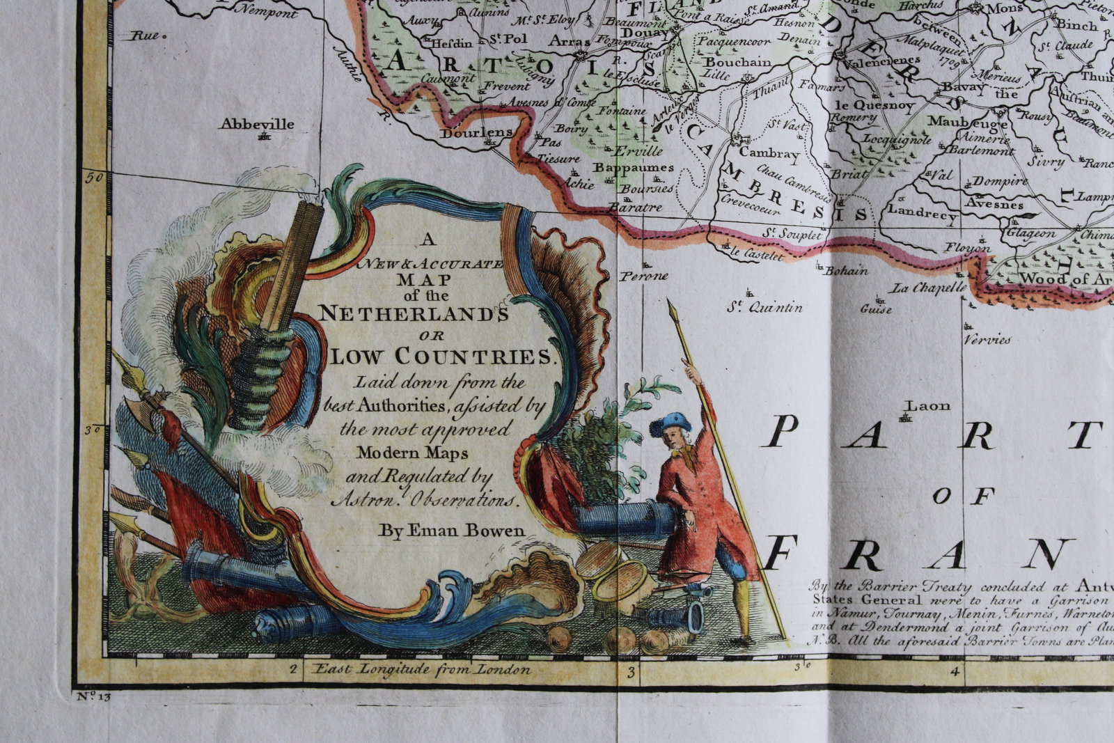 Netherlands by Emanuel Bowen 1744-47 (1 of 3)