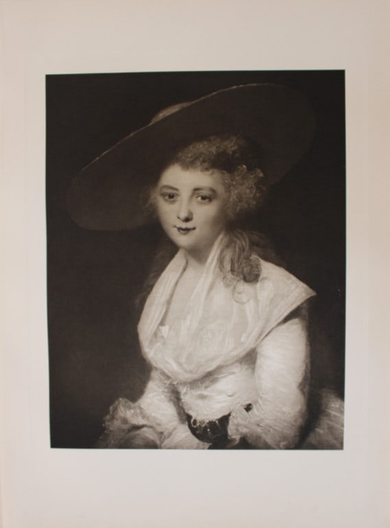 Sir Joshua Reynolds - Lady Ann Bingham 1903: This large photogravure is from Great Masters 1400-1800, the finest works of the most famous painters during this period.Published by Wm. Heinemann, London 1903.Size: 15in x 20in (38cm x 50cm)