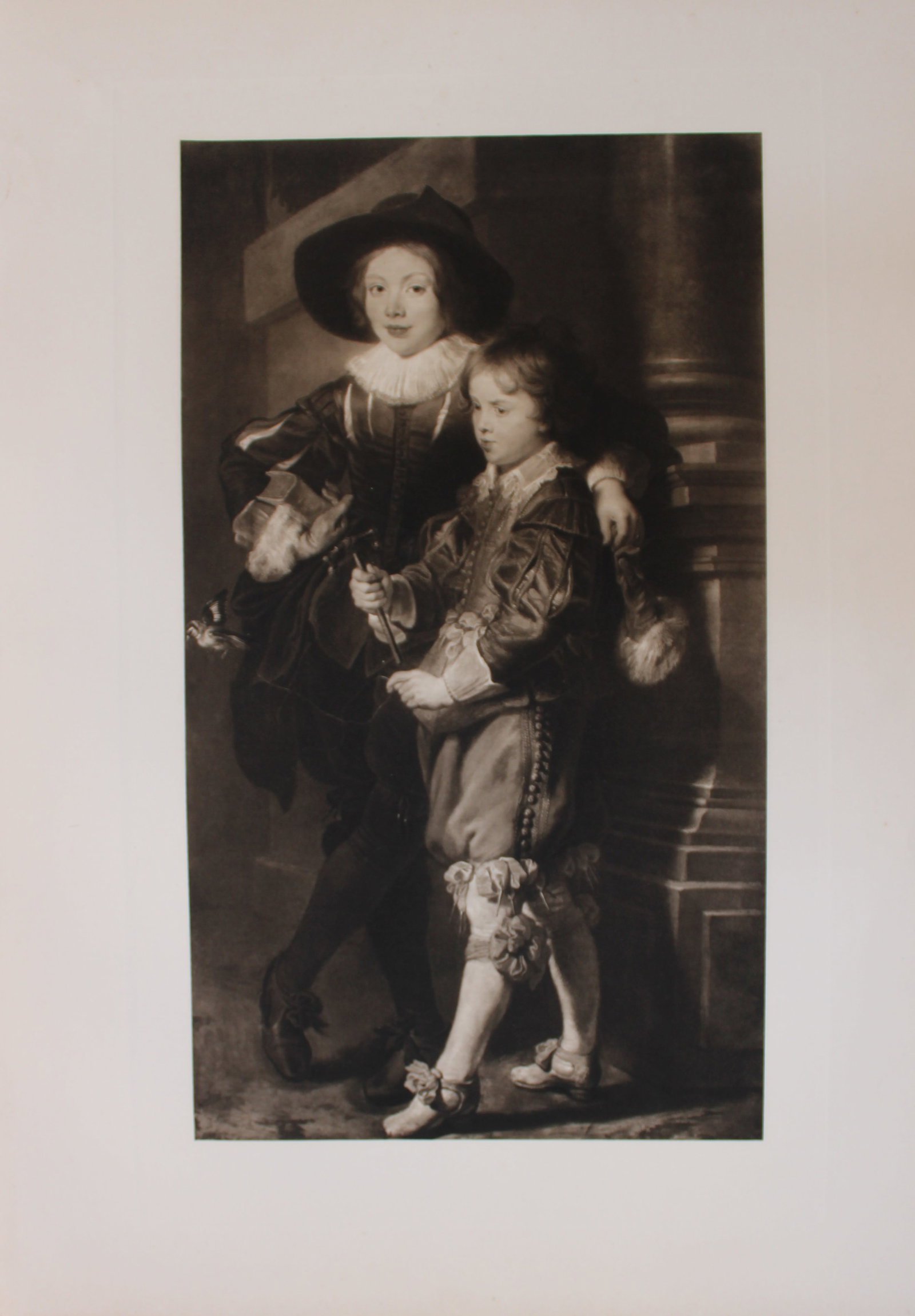 Peter Paul Rubens - Albert and Nicholas Rubens 1903: This large photogravure is from Great Masters 1400-1800, the finest works of the most famous painters during this period.Published by Wm. Heinemann, London 1903.Size: 15in x 20in (38cm x 50cm)