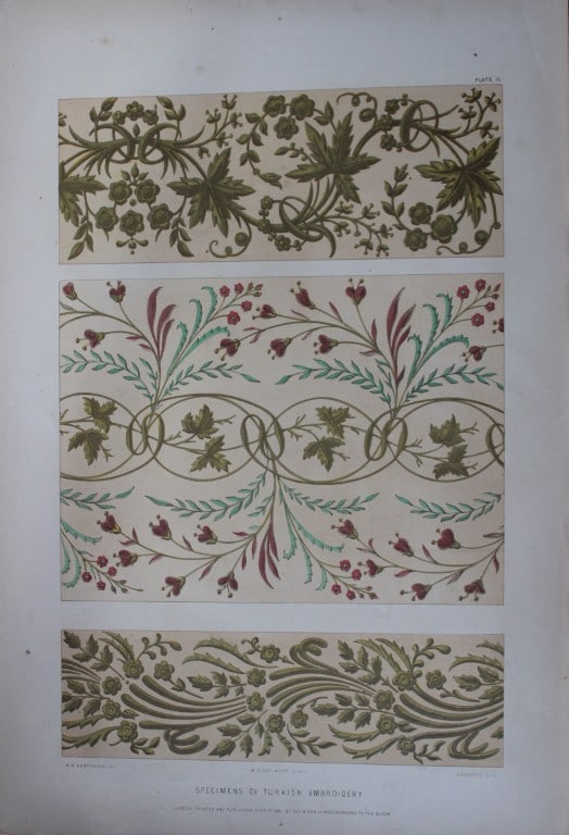 Digby Wyatt - Design from The Industrial Arts of the Nineteenth Century 1852: This chromolithograph is from The Industrial Arts of the Nineteenth Century. A series of illustrations of the choicest specimens produced by every nation at the Great Exhibition of Works of Industry b