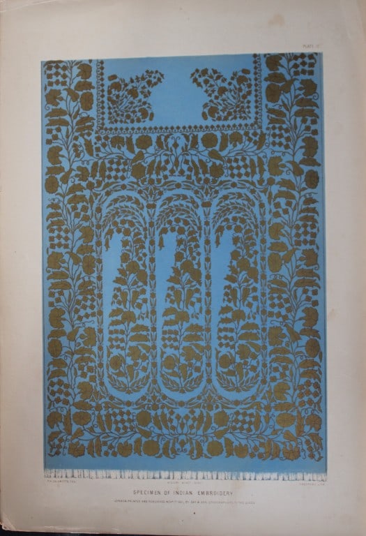 Digby Wyatt - Design from The Industrial Arts of the Nineteenth Century 1852: This chromolithograph is from The Industrial Arts of the Nineteenth Century. A series of illustrations of the choicest specimens produced by every nation at the Great Exhibition of Works of Industry b