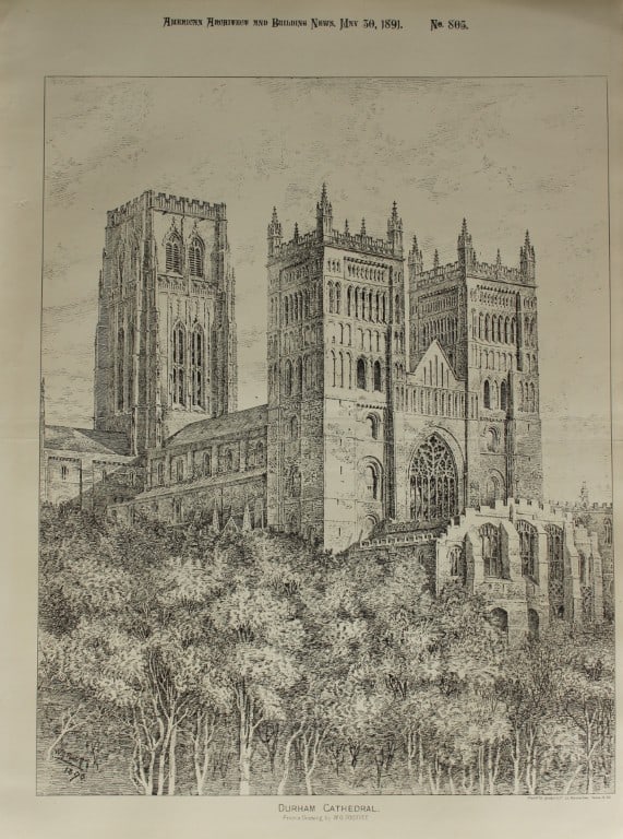 WG Footitt - Durham Cathedral 1891 (1 of 1)