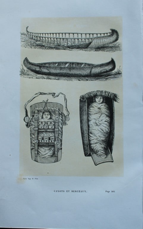Abbe E Domenech - Canoes and Cradles of North America 1860 (1 of 1)