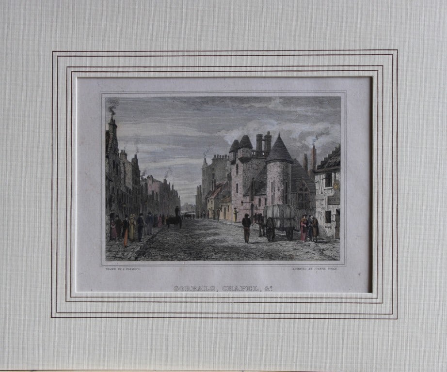 John Fleming - Gorbals, Glasgow engraved by Joseph Swan 1828 (1 of 1)