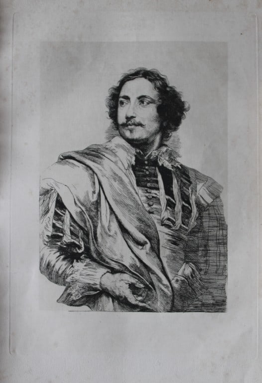 Paulus Pontius by Anthony van Dyck etched by A Durand 1885: This print is from The Portfolio, an Artistic Periodical edited by Philip Hamerton.Published by Seeley and Co, London 1885.Size: 9.5in x 13.5in