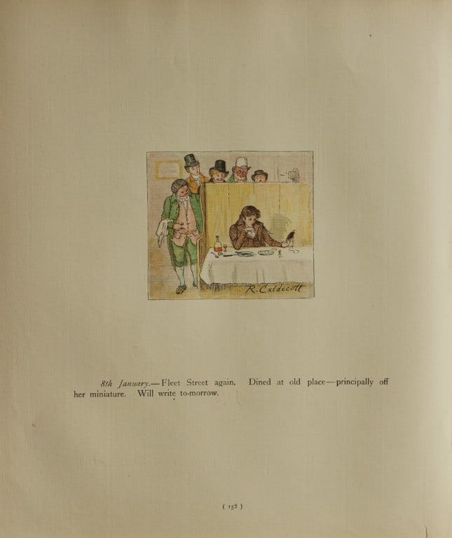 Randolph Caldecott - Illustrations from The Graphic 1888: This print is from The Complete Collection of Randolph Caldecott's Contributions to the Graphic. Published by George Routledge and Sons., London., 1888.Randolph Caldecott contributed pictures and illu
