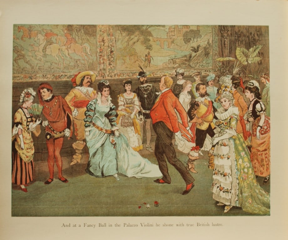 Randolph Caldecott - Illustrations from The Graphic 1888: This print is from The Complete Collection of Randolph Caldecott's Contributions to the Graphic. Published by George Routledge and Sons., London., 1888.Randolph Caldecott contributed pictures and illu