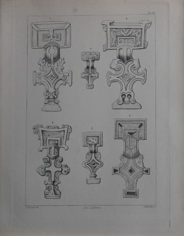 J de Baye - Anglo-Saxon Tools: Square-headed Fibule 1893 (1 of 1)