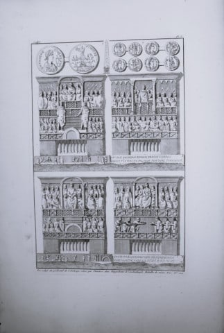 Seroux D'Agincourt - Original engraving of ancient monuments 1823: This engraving is from Histoire de l'art par les monumens, depuis sa decadence au IVe siecle jusqu'a son renouvellement au XIVe by Jean Baptiste Louis Georges Seroux d'Agincourt,Issued in 24 parts, 18