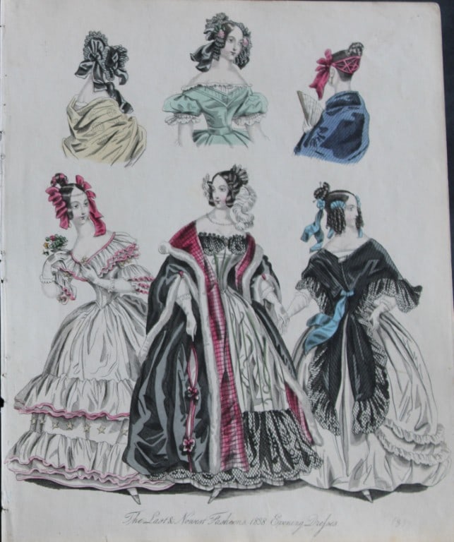 J Bell - Original World of Fashion print 1824-51 (1 of 1)