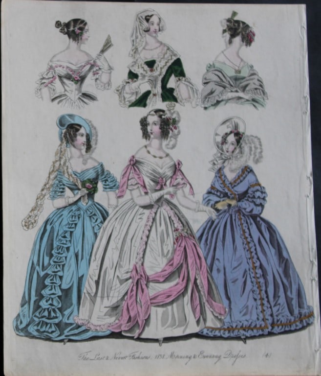J Bell - Original World of Fashion print 1824-51 (1 of 1)
