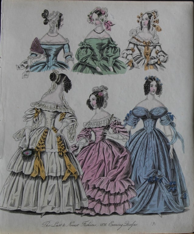 J Bell - Original World of Fashion print 1824-51 (1 of 1)