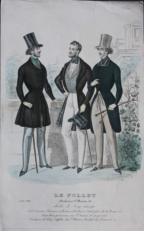 Le Follet - 19th century fashion print 1830-40 (1 of 1)